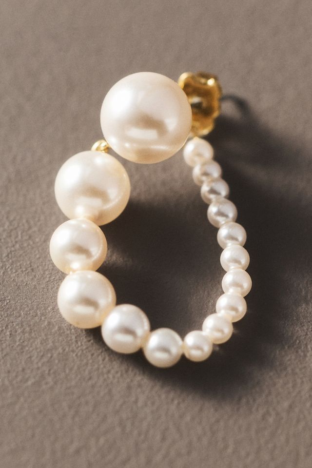 NADRI London Front-Back Pearl Earrings #1