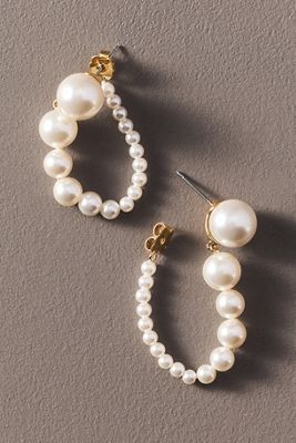 NADRI London Front-Back Pearl Earrings