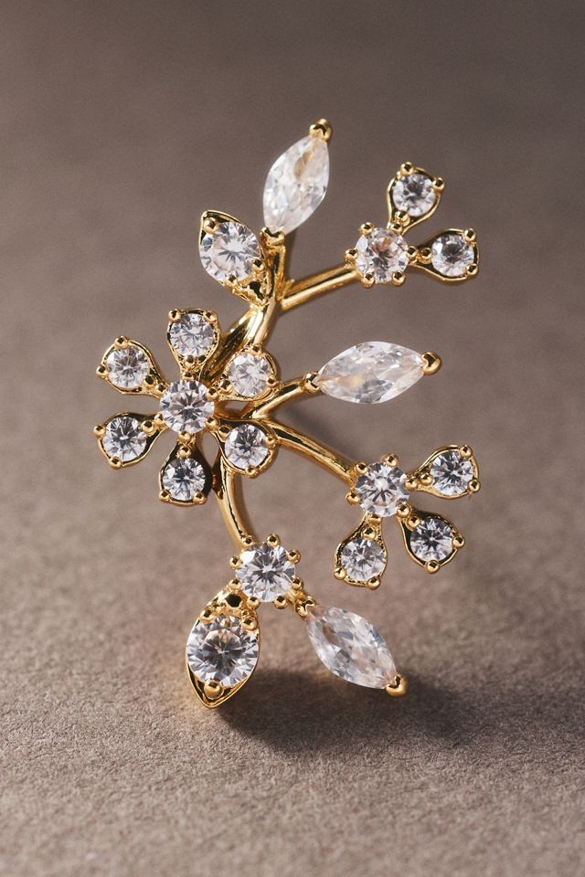 NADRI Baby's Breath Floral Stud Earrings #1