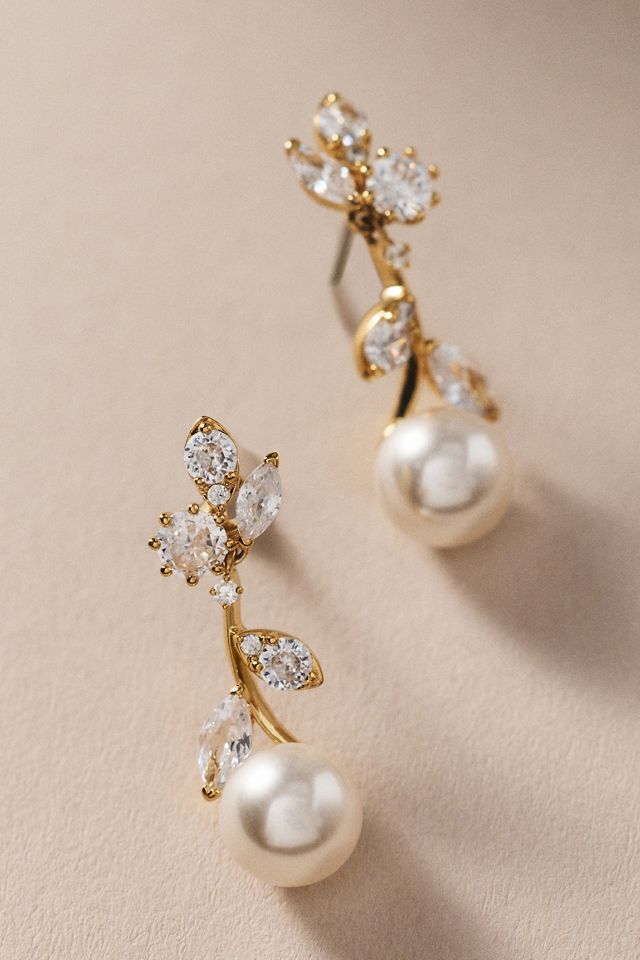 NADRI Baby's Breath Vine Earrings #1