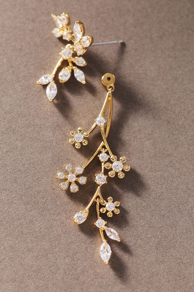 NADRI Baby's Breath Front-Back Earrings #1