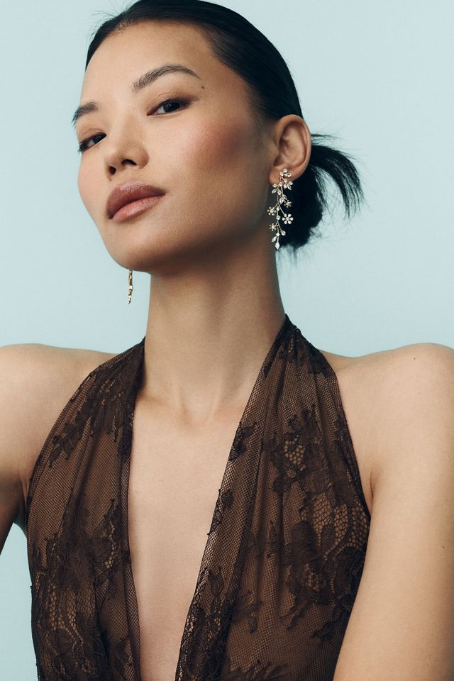 NADRI Baby's Breath Front-Back Earrings #1