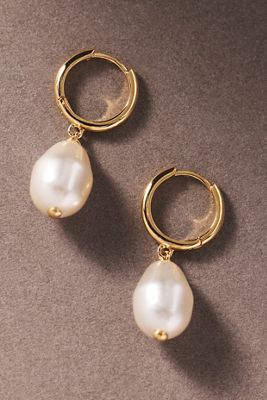 NADRI Madrid Pearl Leverback Earrings