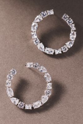 NADRI Runway Front-Back Hoop Earrings