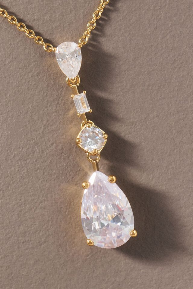 NADRI Runaway Pear Drop Necklace #1