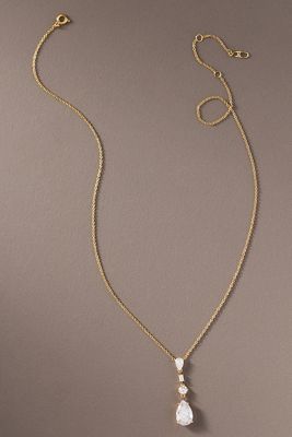 NADRI Runaway Pear Drop Necklace