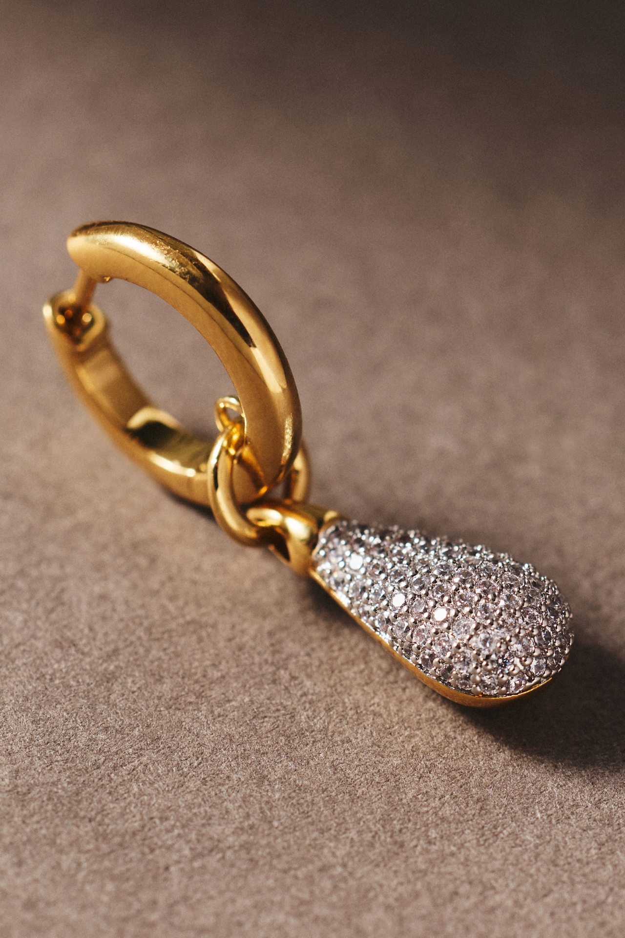 NADRI Pavé Huggie Earrings