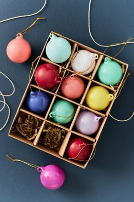 Opaque Bauble Ornaments