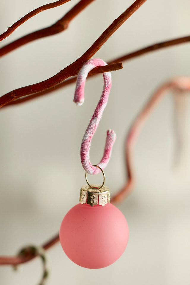 Fabric-Wrapped Ornament Hooks, Set of 15 #1