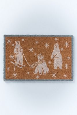 Polar Bear Coir Printed Doormat