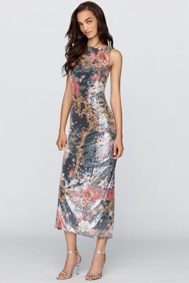 BHLDN Sequined Maxi Dress