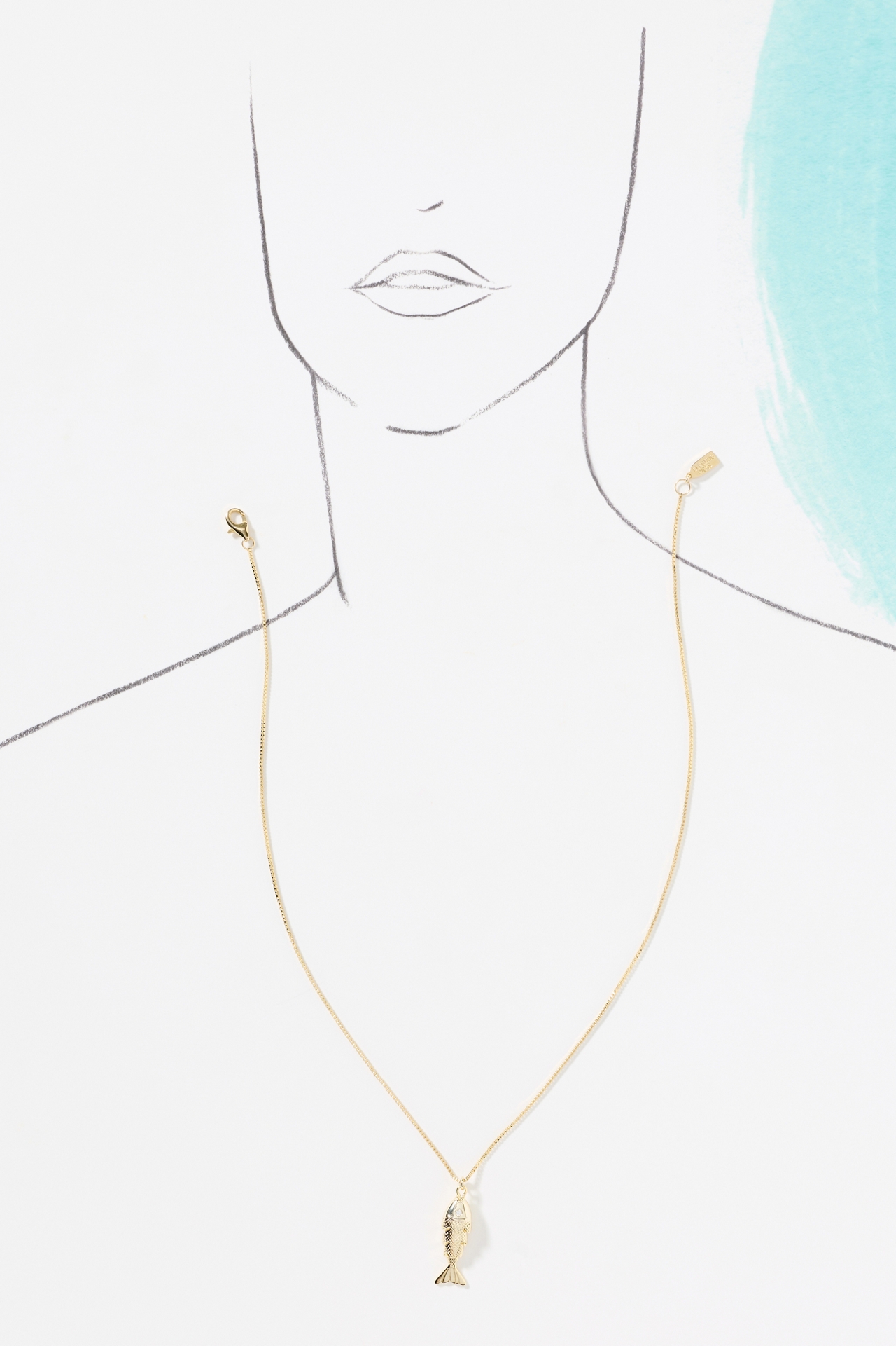 Electric Picks Summer Catch Necklace