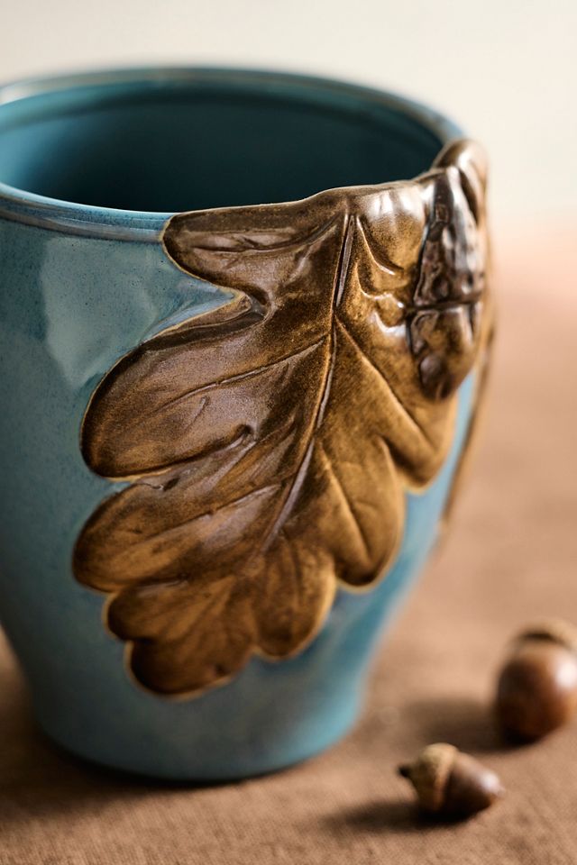 Oak + Acorn Ceramic Planter #2