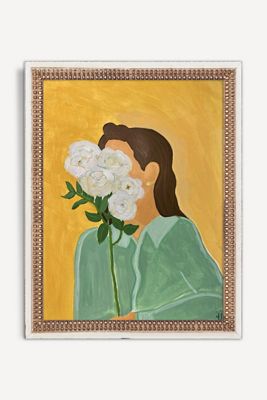 The White Flowers Wall Art
