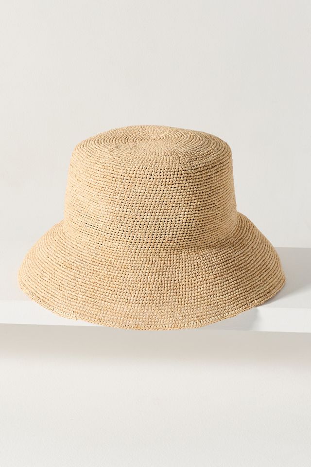 Octopus Straw Bucket Hat #1