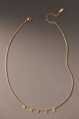 Bride Charm Necklace