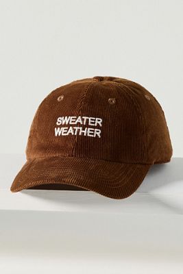Intentionally Blank Cozy Season Corduroy Baseball Cap