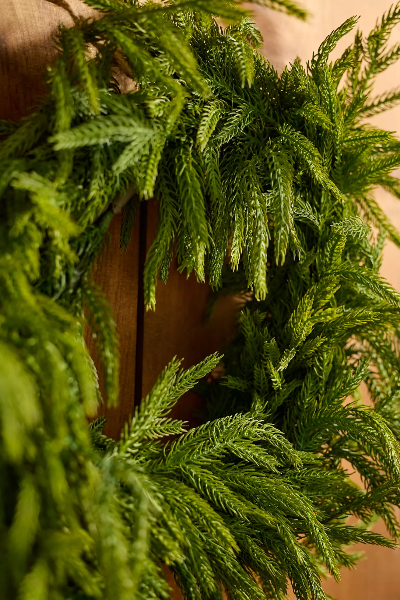 Terrain Faux Evergreen Bow Wreath - thumbnail 2