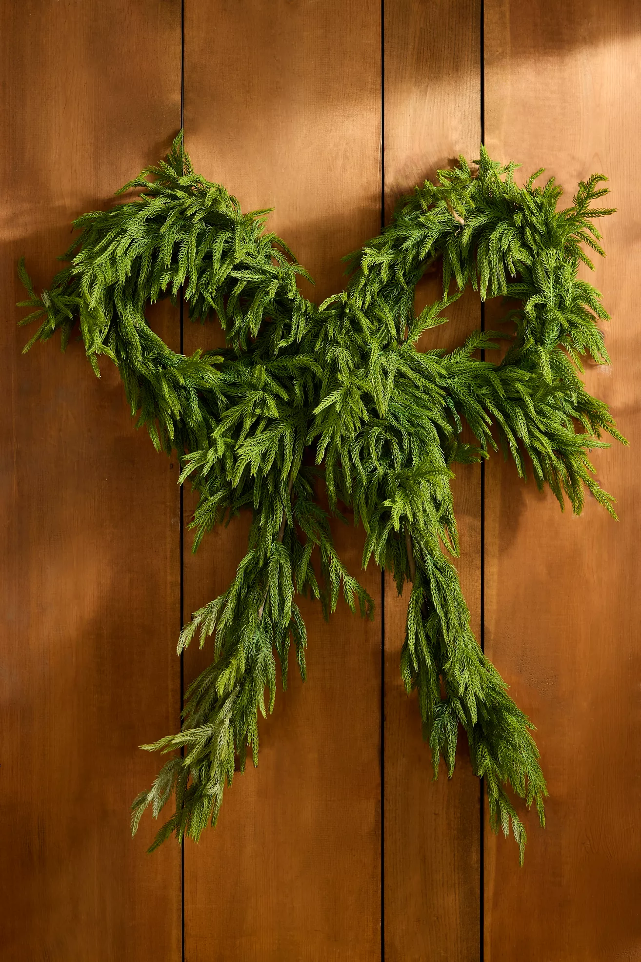 Terrain Faux Evergreen Bow Wreath - thumbnail 3