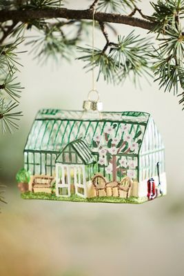 Greenhouse Glass Ornament