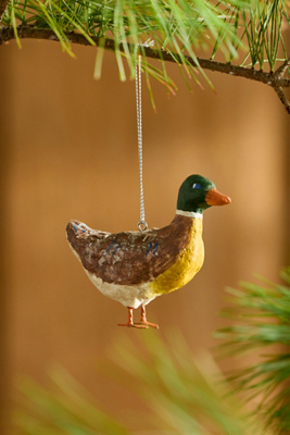 Terrain Duck Paper Mache Ornament | Anthropologie