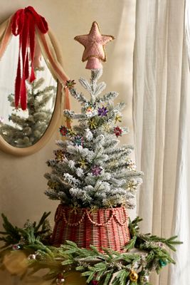 Pink Felt Star Tree Topper