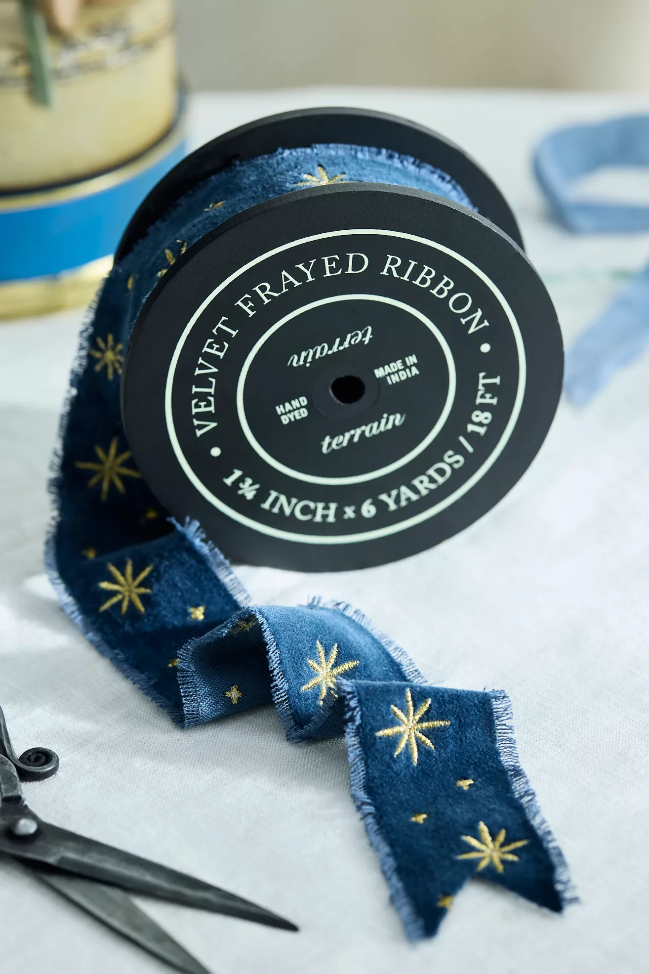 Terrain Celestial Embroidered Velvet Ribbon - thumbnail 3