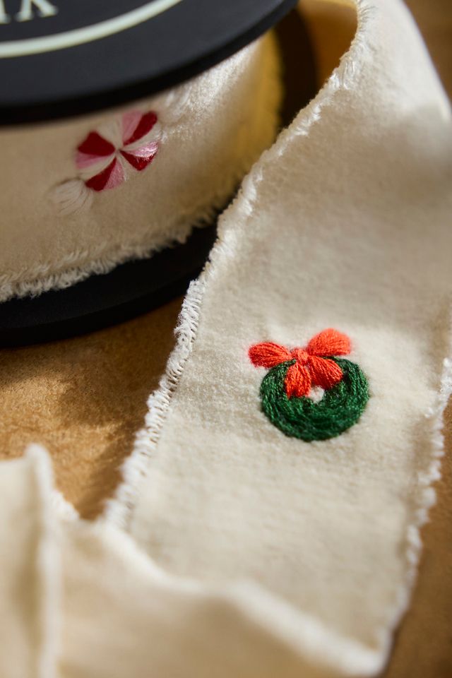 Holiday Icon Embroidered Ribbon #1