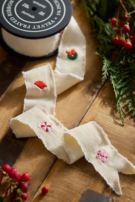 Terrain Holiday Icon Embroidered Ribbon