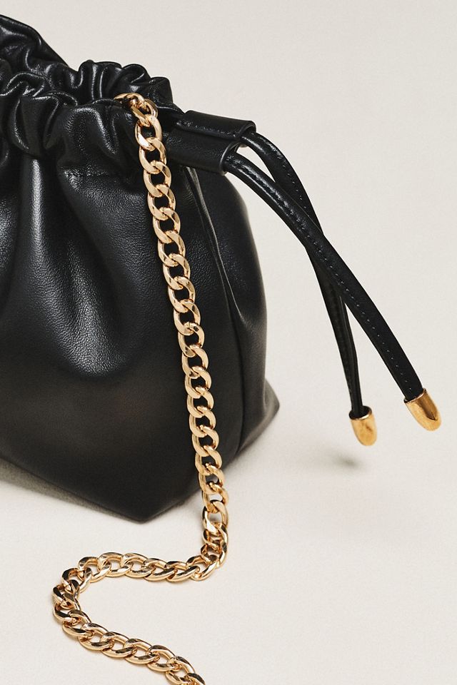 Maeve Cinched Leather Clutch #2