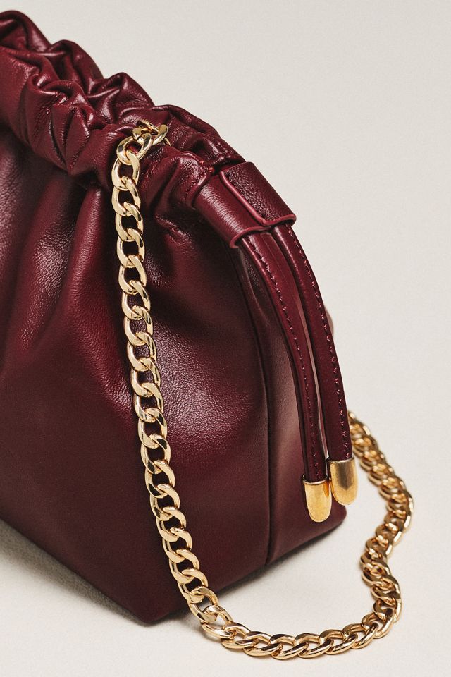 Maeve Cinched Leather Clutch #3