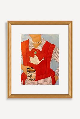 Coffee and a Swan Wall Art