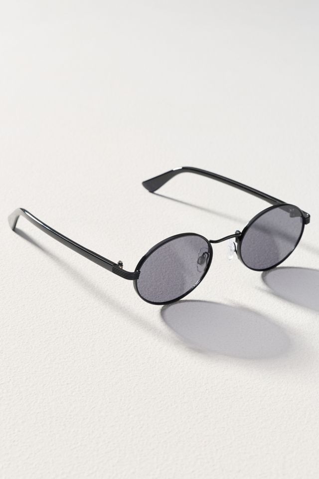 I-SEA Slim Metal Oval Sunglasses #1
