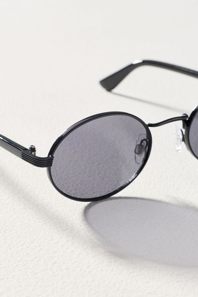 I-SEA Slim Metal Oval Sunglasses #2
