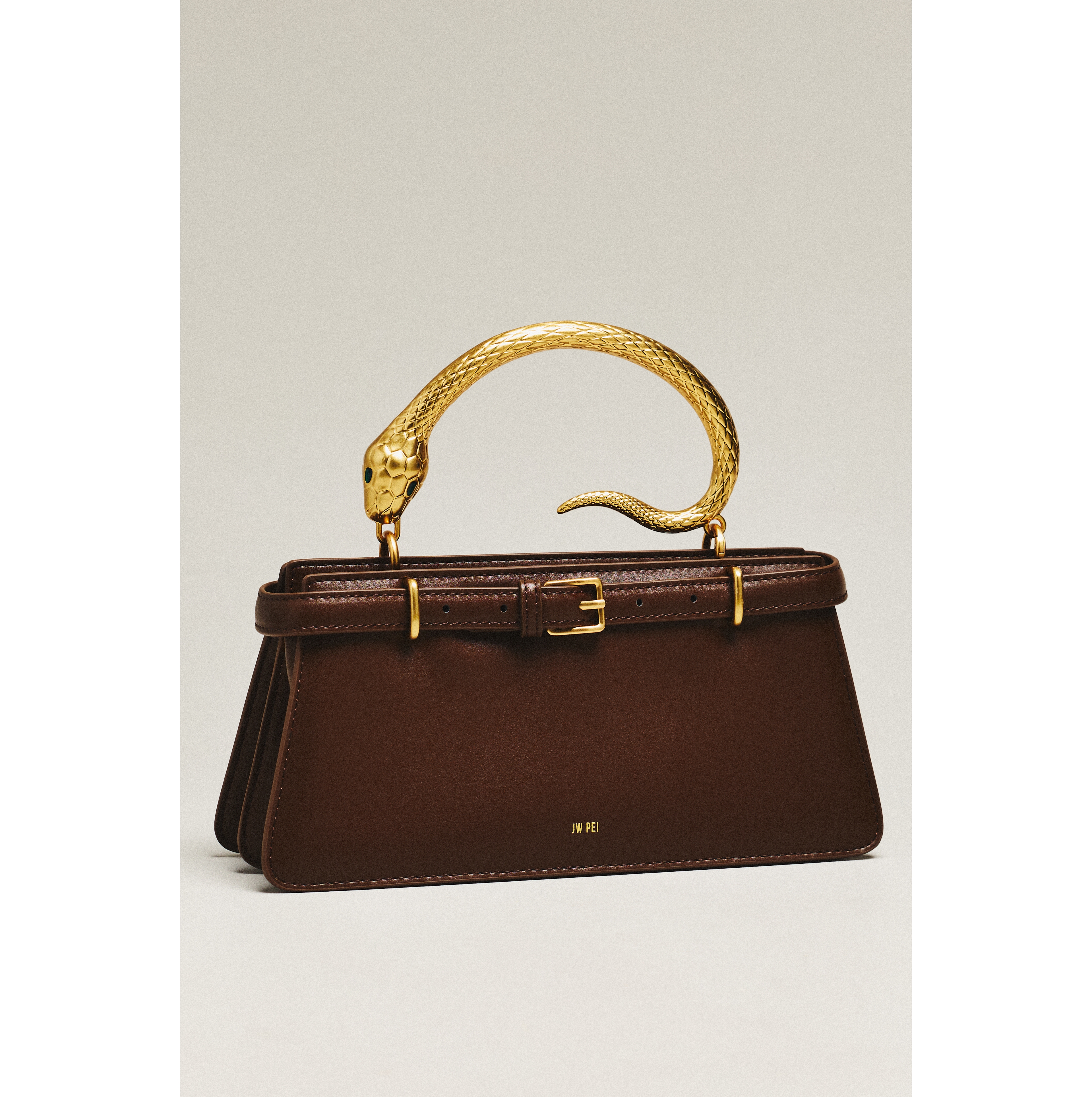 JW PEI Elena Snake Top Handle Bag
