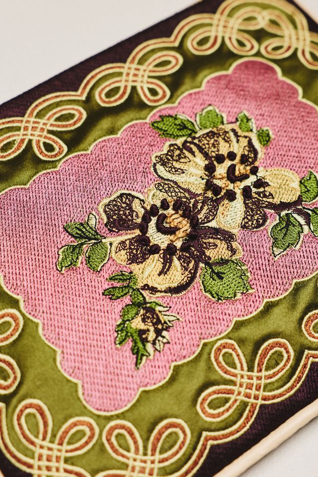 ALÉMAIS Lacey Embroidered Clutch #2