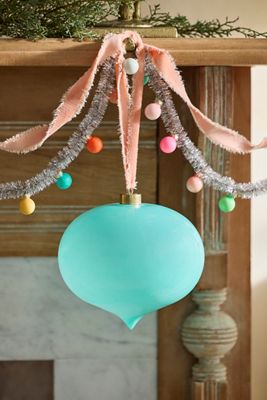 Onion Glass Ornament