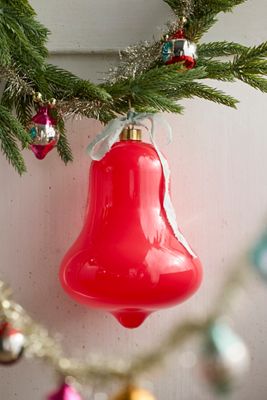 Colorful Bell Glass Ornament