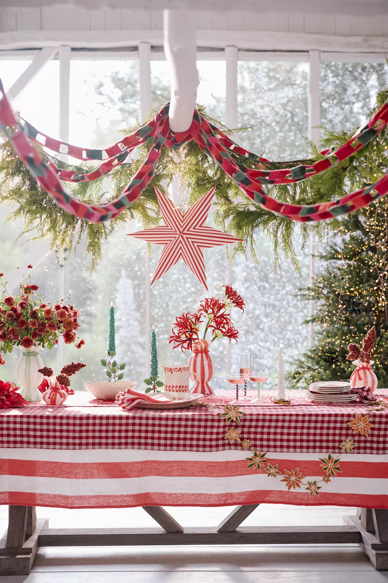 Terrain Colorful Velvet Chain Garland