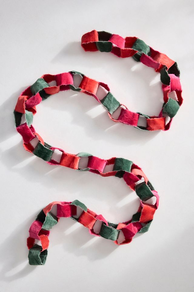 Colorful Velvet Chain Garland #2