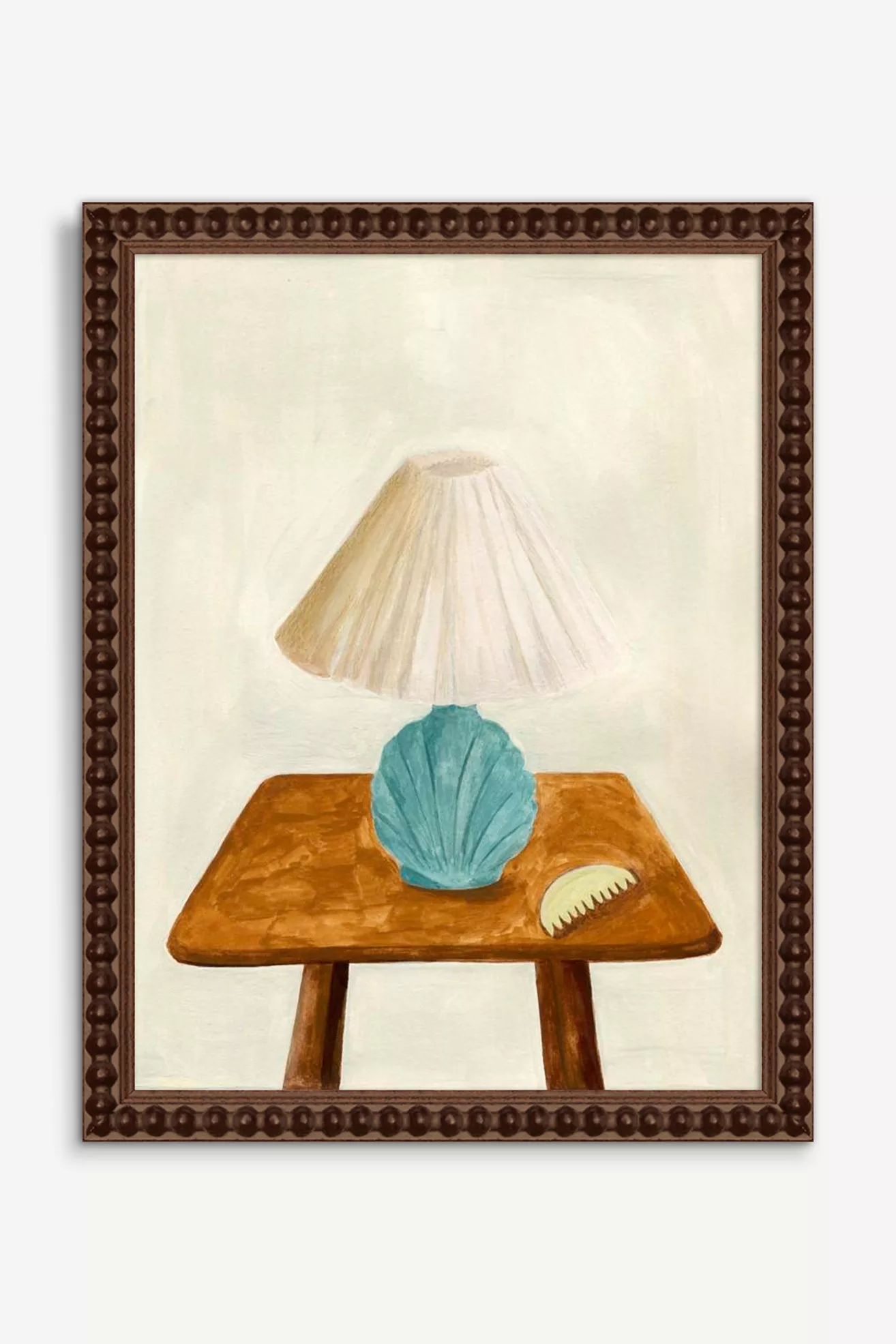 Shell Lamp Wall Art