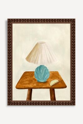 Shell Lamp Wall Art