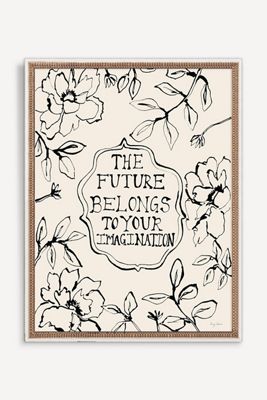 The Future Belongs To Your Imagination No.2 Wall Art