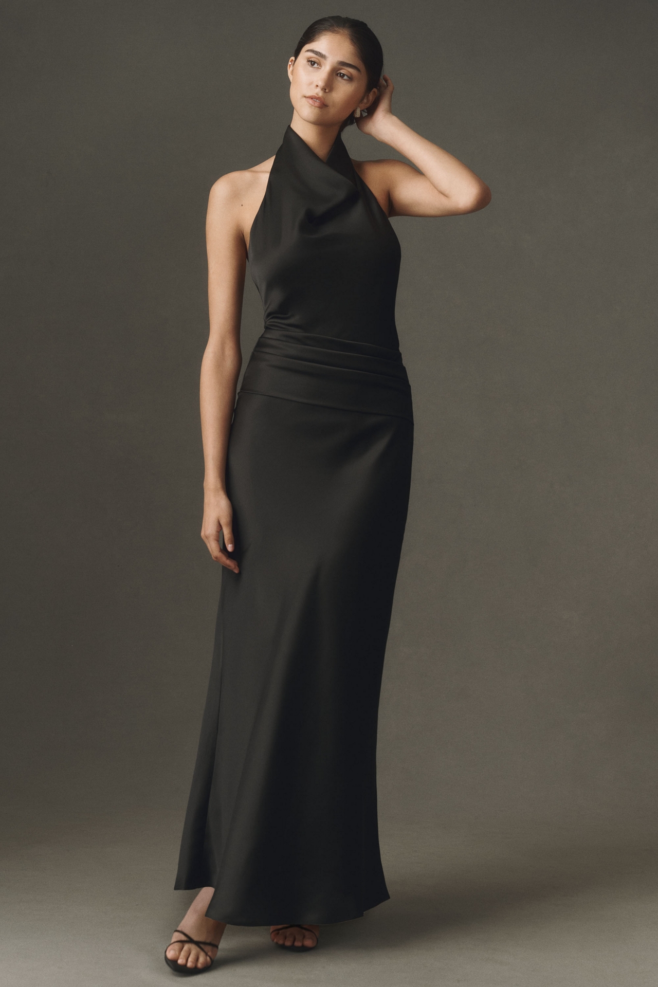 Mare Isabella High-Neck Maxi Dress