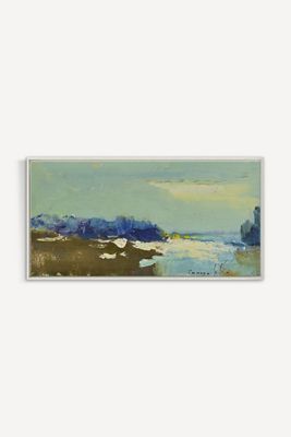 River in Contour Wall Art
