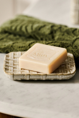 Cane Ceramic Woven Soap Dish | AnthroHome