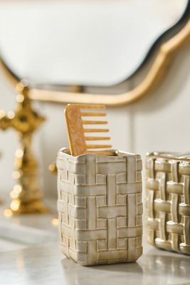 Cane Ceramic Woven Tumbler