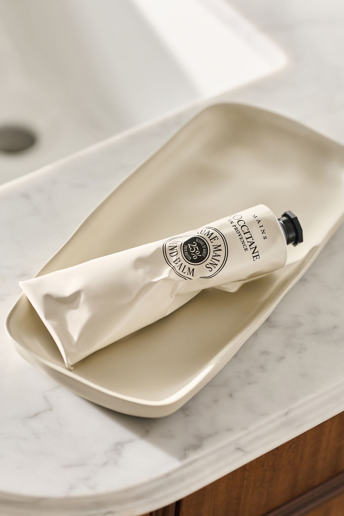 Montecito Textured Tray - Mushroom, One Size