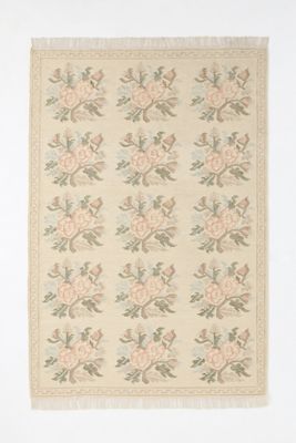 Florence Flatwoven Wool-Blend Floral Rug