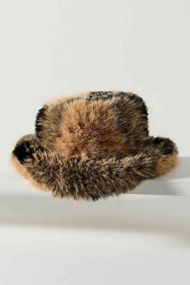 Lucky Zone Faux Fur Bucket Hat #1